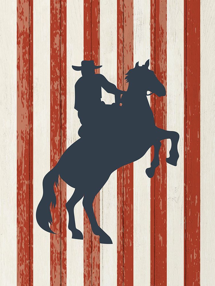 Cowboy Stripes 2 art print by Kimberly Allen for $57.95 CAD