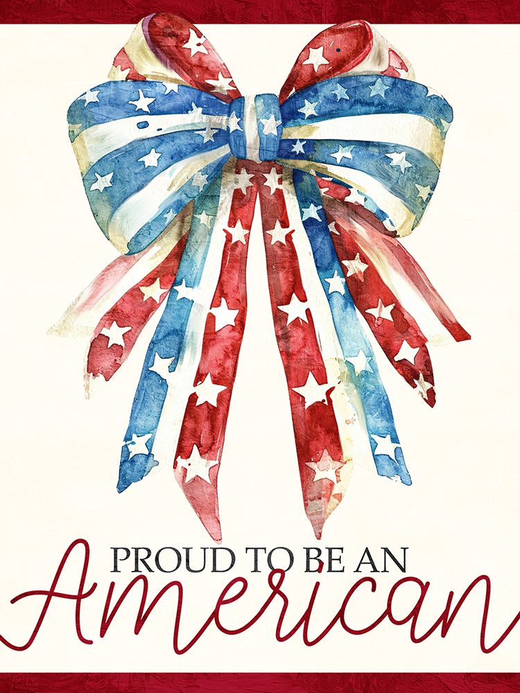 Proud To Be An American art print by Kimberly Allen for $57.95 CAD