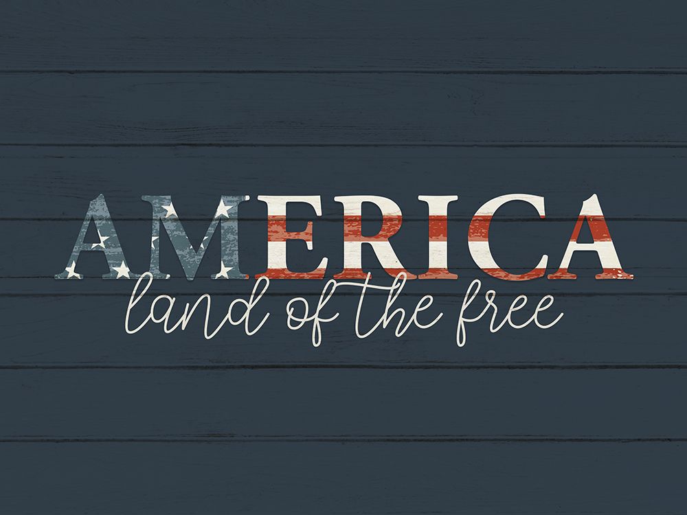 Land Of The Free art print by Kimberly Allen for $57.95 CAD