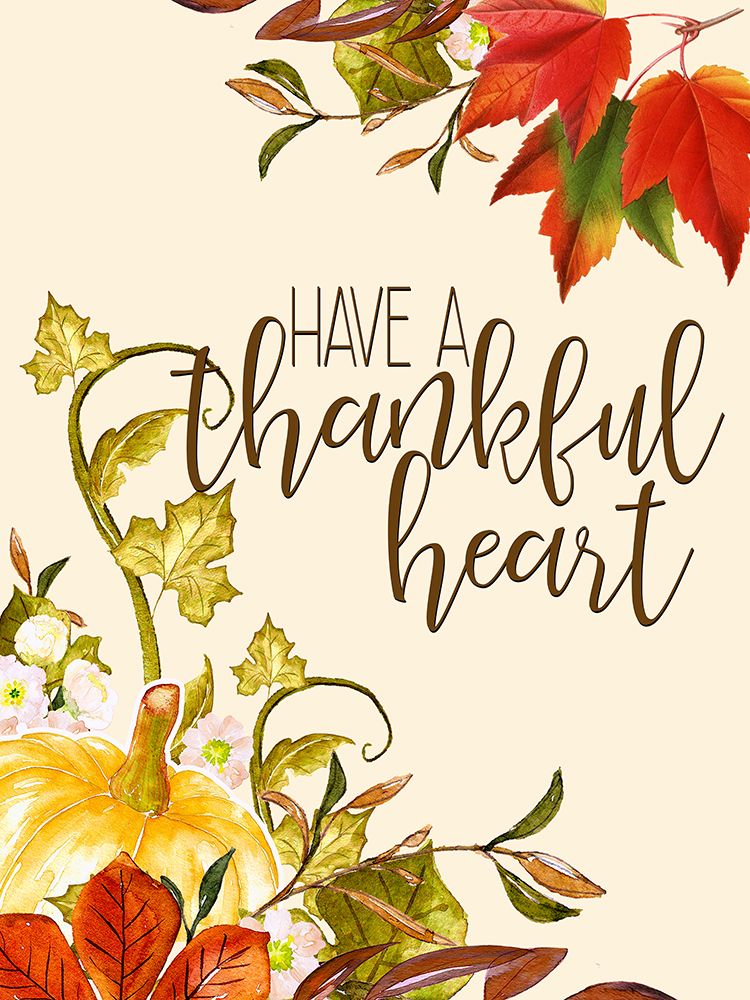 A Thankful Heart art print by Kimberly Allen for $57.95 CAD