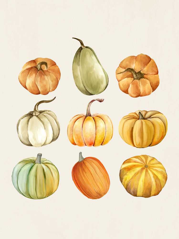 Pumpkin Collage art print by Kimberly Allen for $57.95 CAD