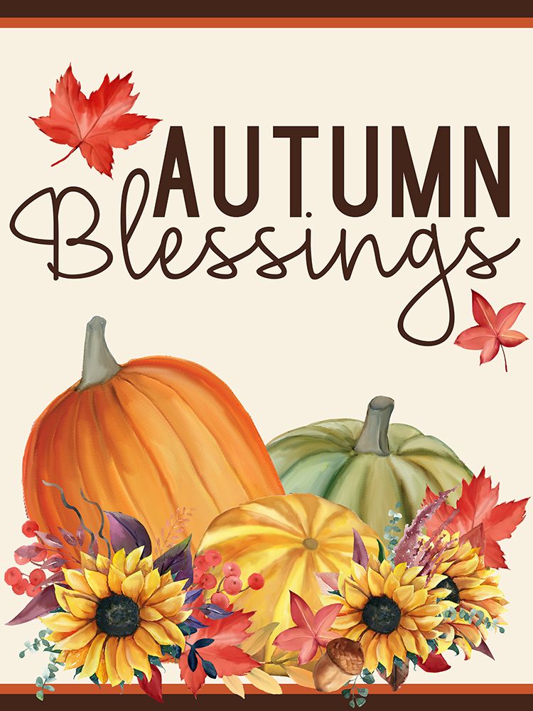 Autumn Blessings art print by Kimberly Allen for $57.95 CAD