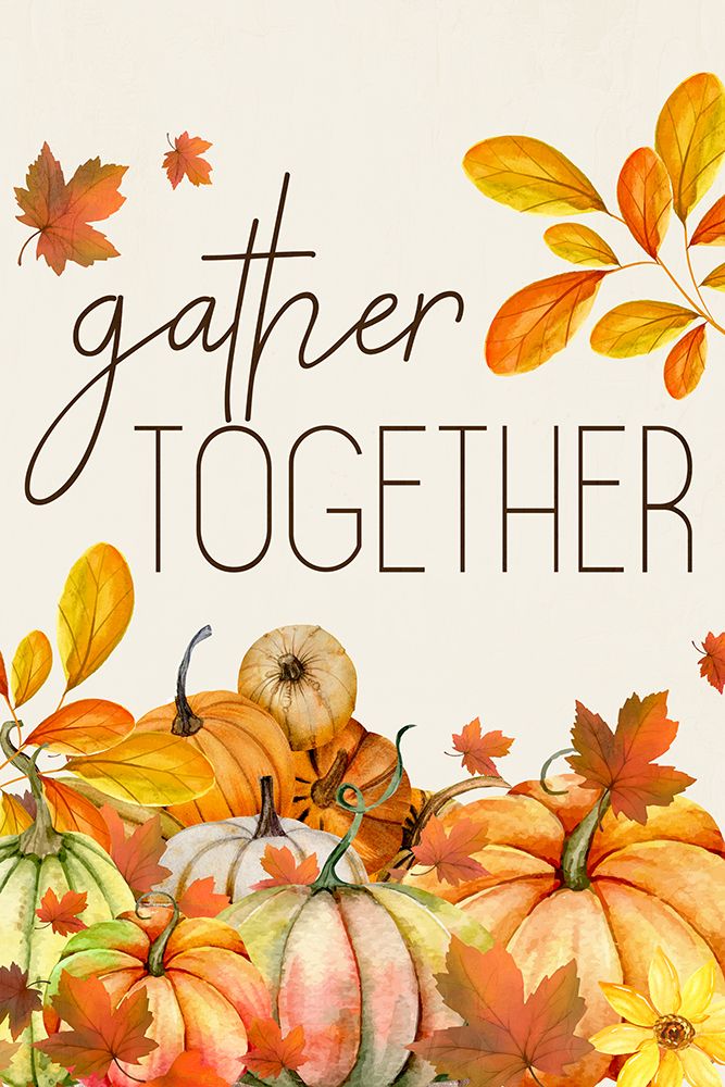 Gather Together Pumpkins art print by Kimberly Allen for $57.95 CAD