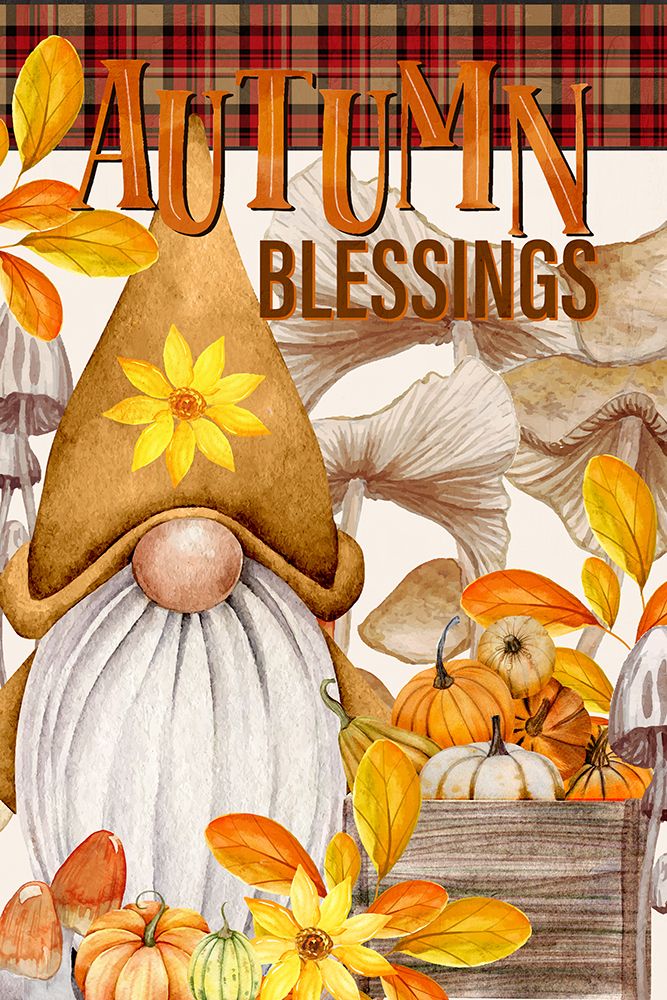 Gnome Blessings art print by Kimberly Allen for $57.95 CAD