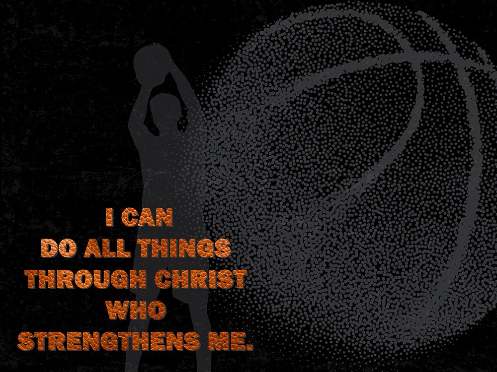 I Can Do All Things Basketball art print by Kimberly Allen for $57.95 CAD