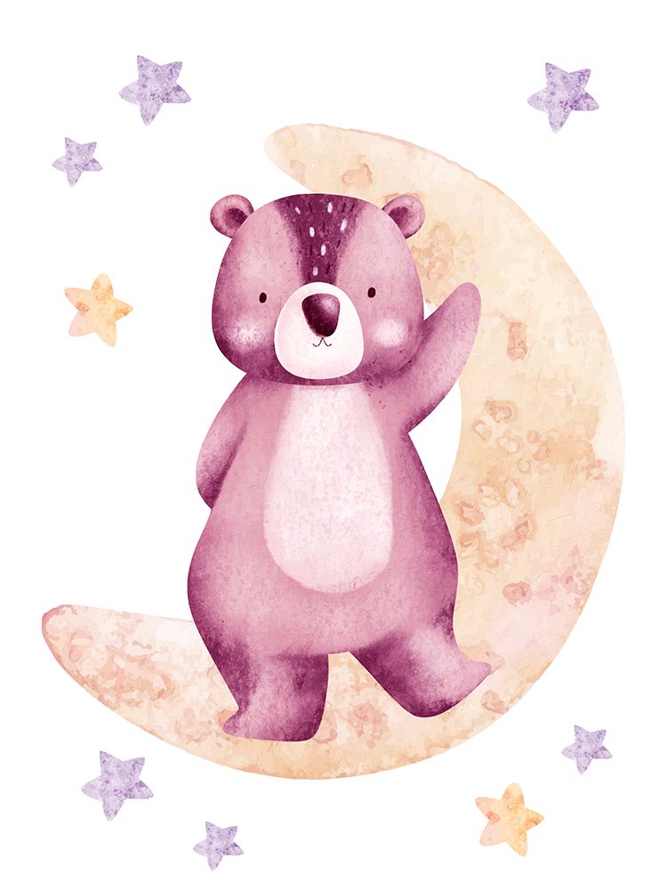 Woodland Moon 3 art print by Kimberly Allen for $57.95 CAD