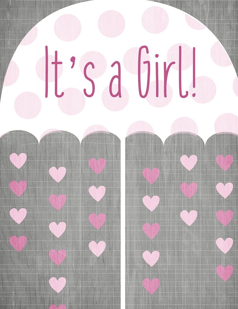 Its a Girl Umbrella art print by Kimberly Allen for $57.95 CAD