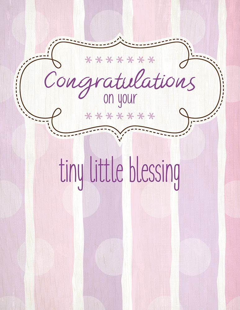 Tiny Little Blessing Girl art print by Kimberly Allen for $57.95 CAD