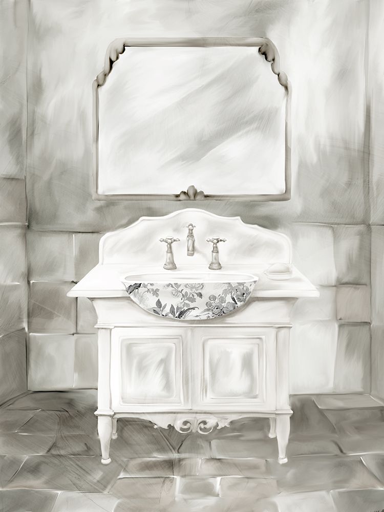 Framed Bath 2 art print by Kimberly Allen for $57.95 CAD