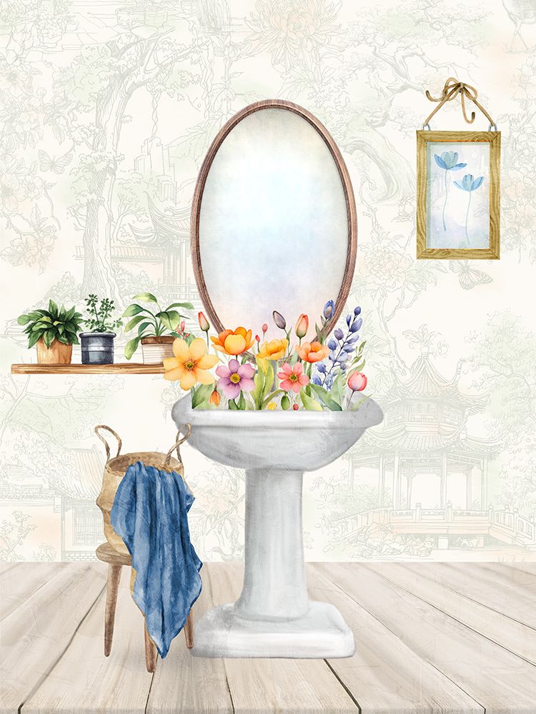 Wildflower Bath 2 art print by Kimberly Allen for $57.95 CAD