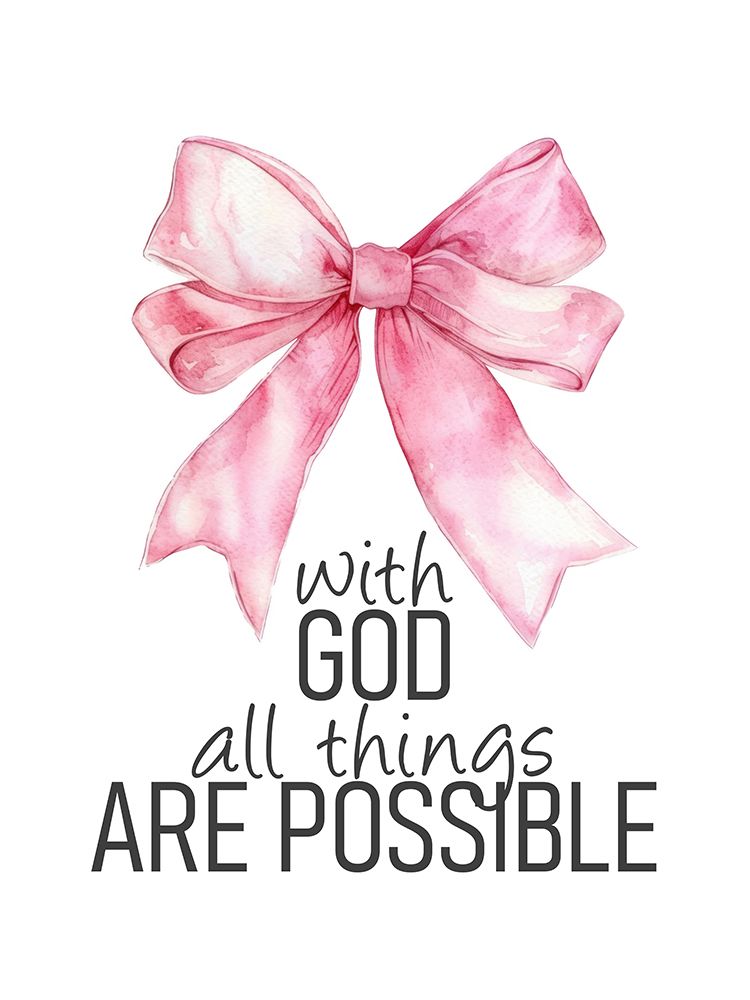 With God Bow art print by Kimberly Allen for $57.95 CAD