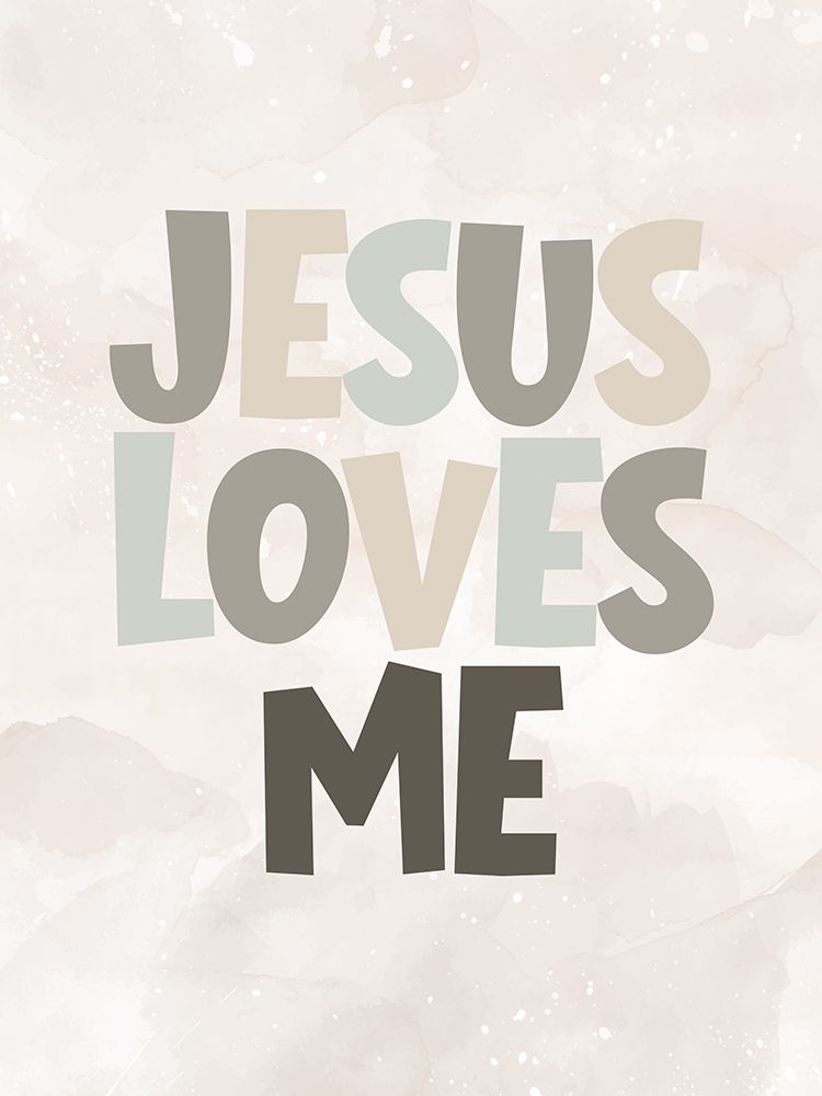 Jesus Loves Me 1 art print by Kimberly Allen for $57.95 CAD