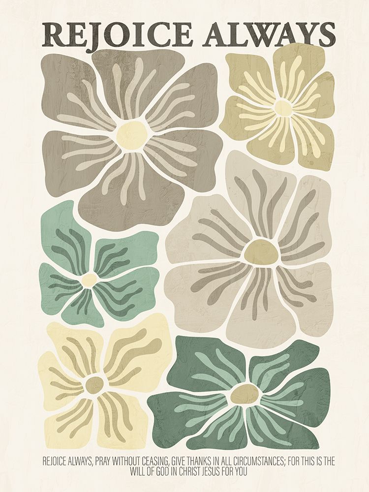 Rejoice Always 1 art print by Kimberly Allen for $57.95 CAD