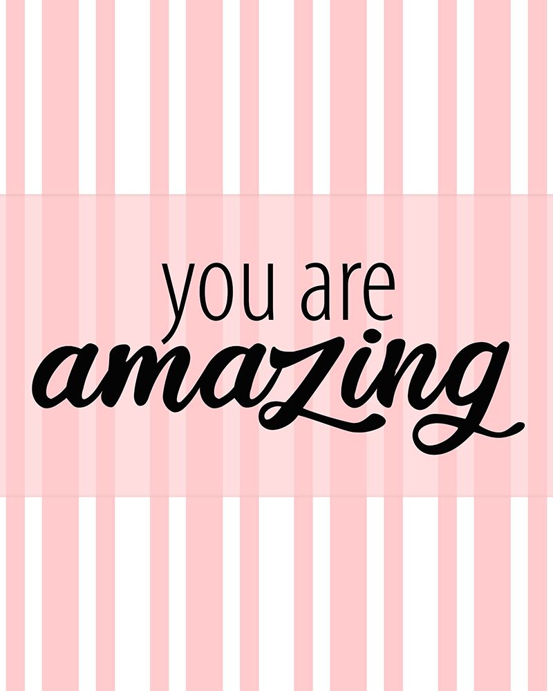 Amazing Stripes 1 Pink art print by Kimberly Allen for $57.95 CAD