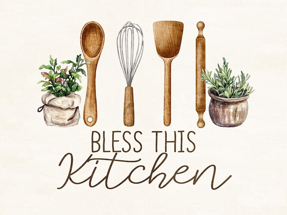 Bless This Kitchen art print by Kimberly Allen for $57.95 CAD