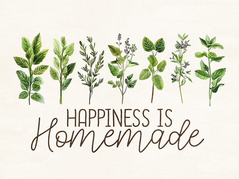 Happiness Is Homemade art print by Kimberly Allen for $57.95 CAD
