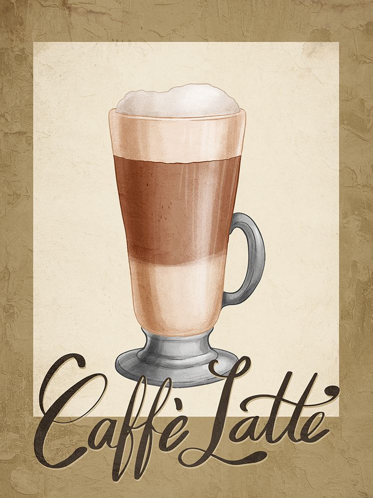 Caffe Latte art print by Kimberly Allen for $57.95 CAD