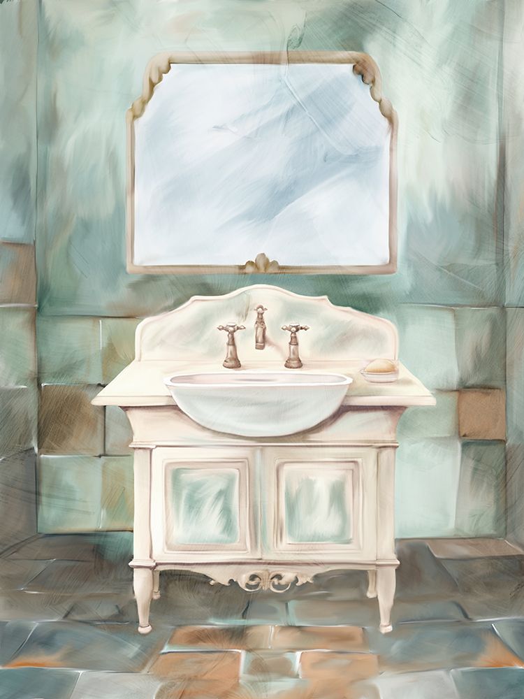Seagreen Bath 2 art print by Kimberly Allen for $57.95 CAD
