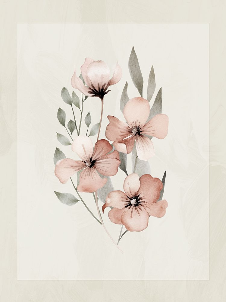 Muted Floral 2 art print by Kimberly Allen for $57.95 CAD