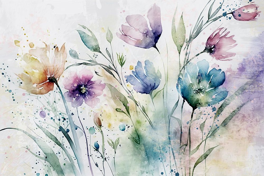 Watercolor Bloom art print by Kimberly Allen for $57.95 CAD