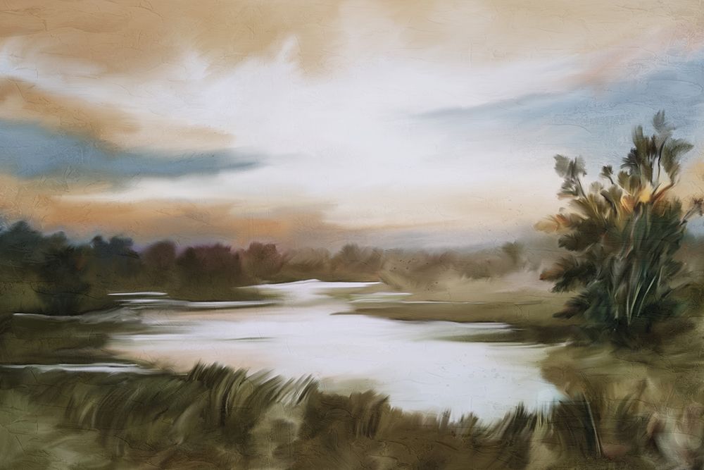 Sunset Pond art print by Kimberly Allen for $57.95 CAD