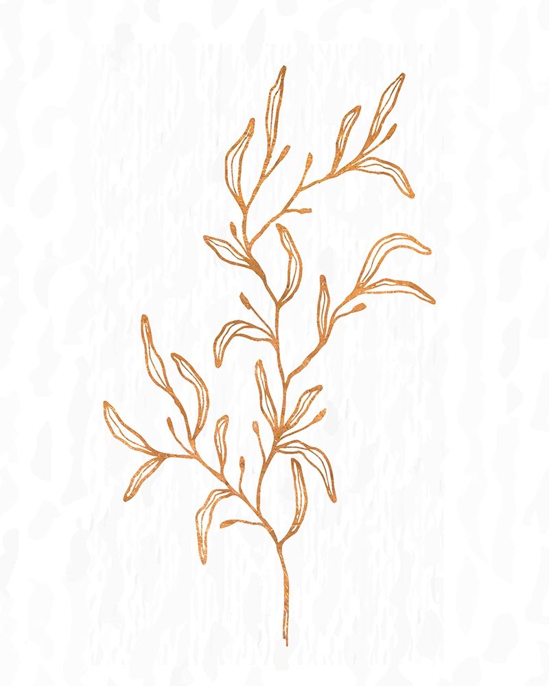Copper Botanical 2 art print by Kimberly Allen for $57.95 CAD