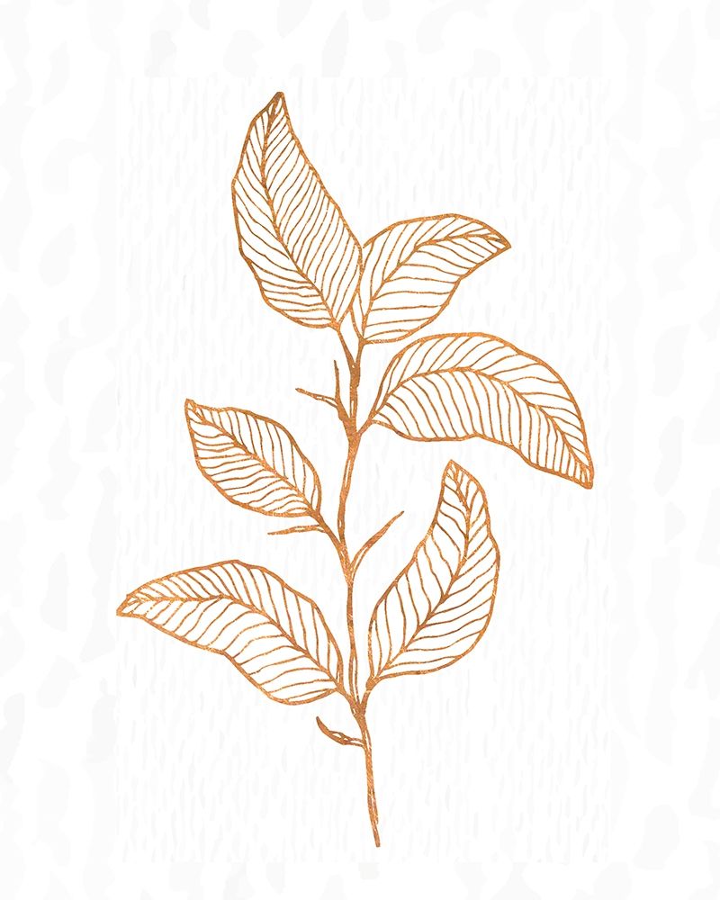 Copper Botanical 4 art print by Kimberly Allen for $57.95 CAD