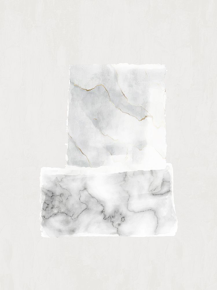 Neutral Marble Blocks 1 art print by Kimberly Allen for $57.95 CAD