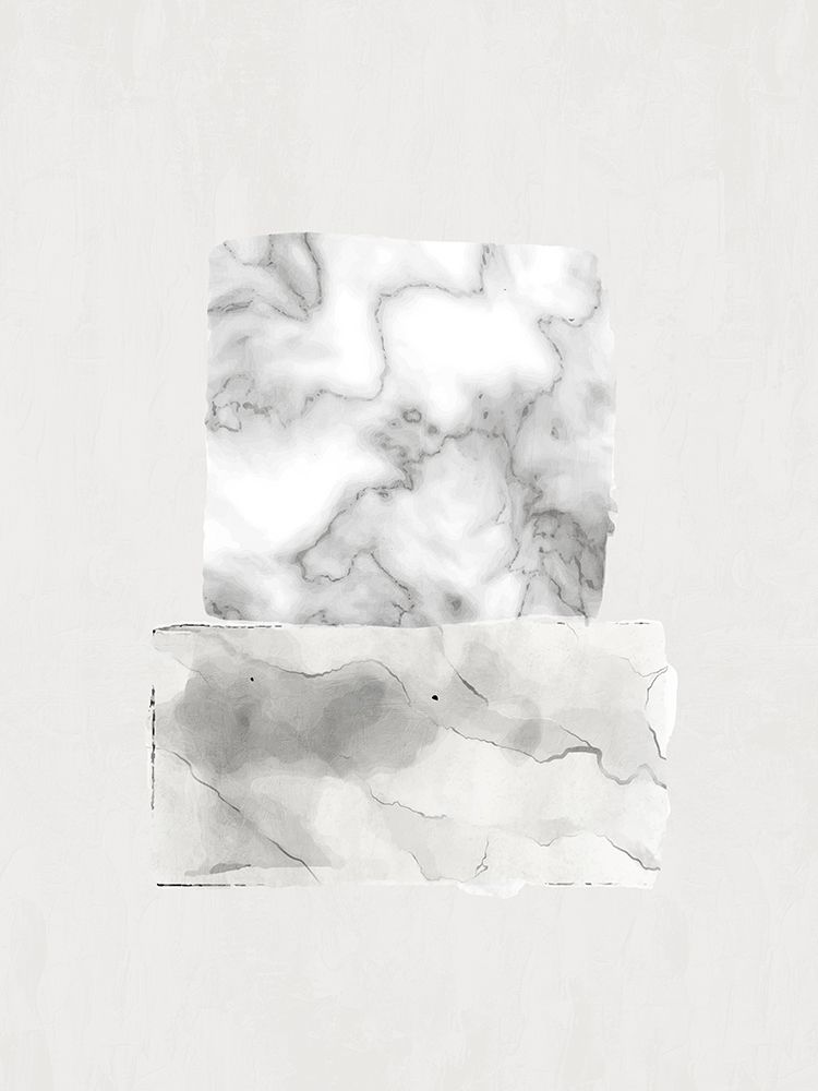 Neutral Marble Blocks 2 art print by Kimberly Allen for $57.95 CAD