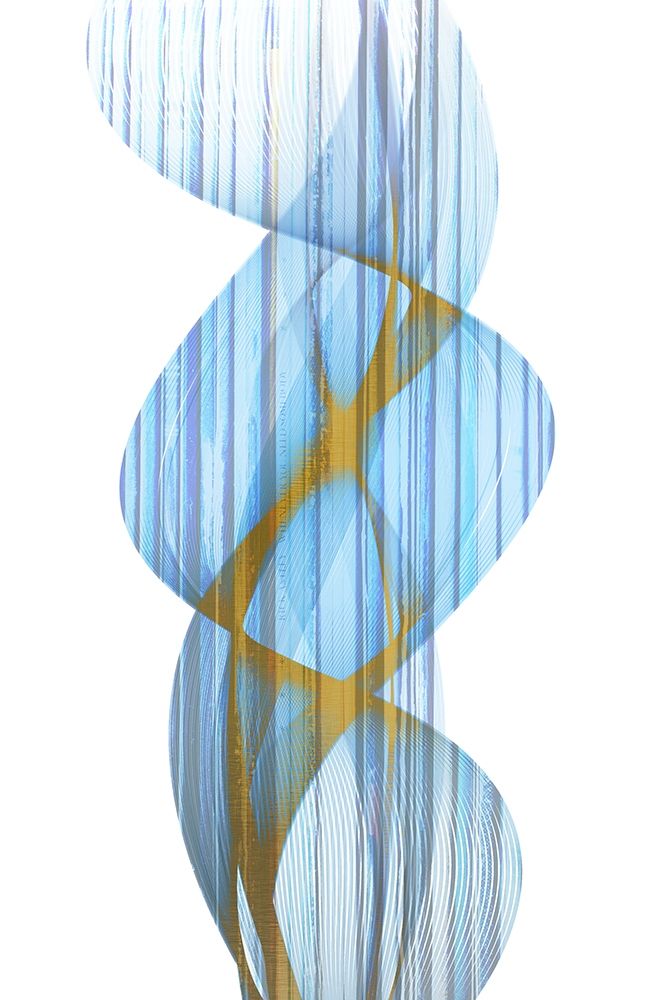 Blue Stripe art print by Kimberly Allen for $57.95 CAD
