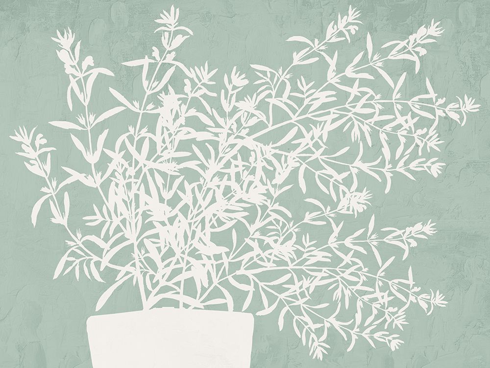 House Plant Mint art print by Kimberly Allen for $57.95 CAD