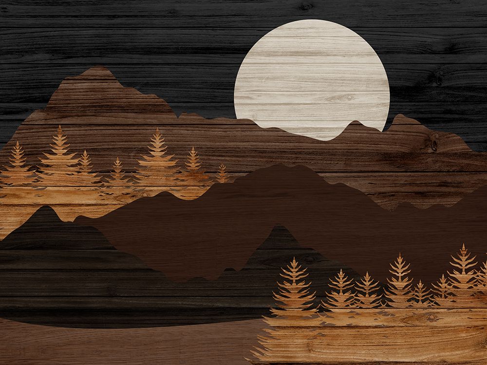 Mountain Night art print by Kimberly Allen for $57.95 CAD