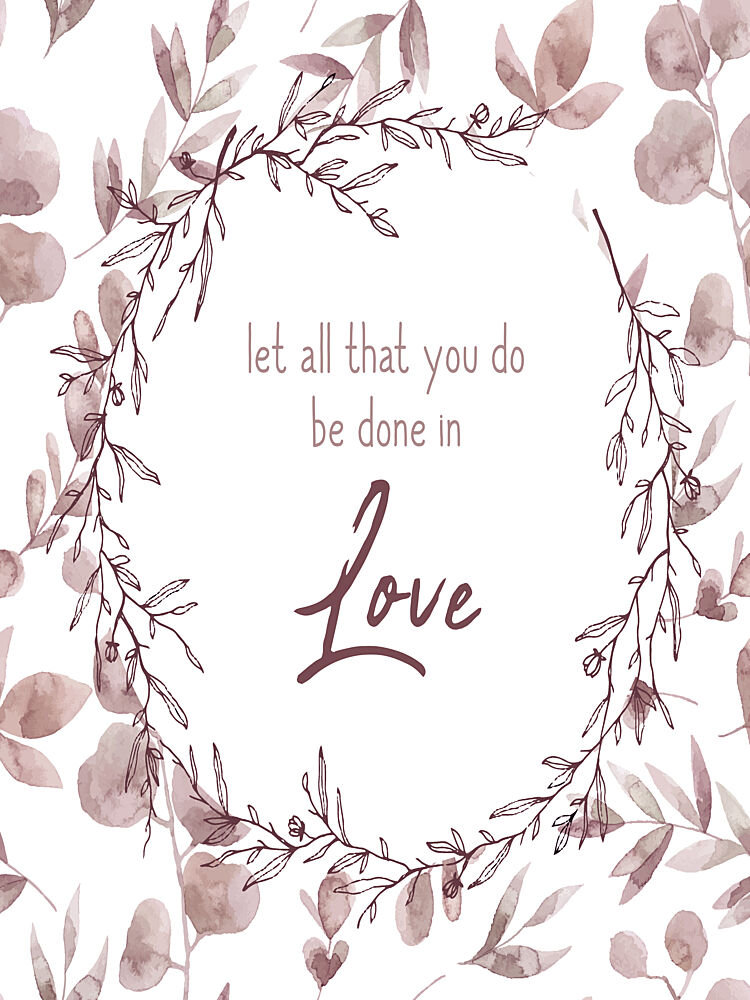 Be Done in Love art print by Kimberly Allen for $57.95 CAD