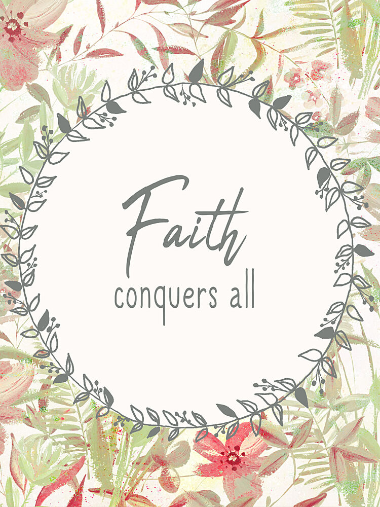 Faith Conquers 1 art print by Kimberly Allen for $57.95 CAD