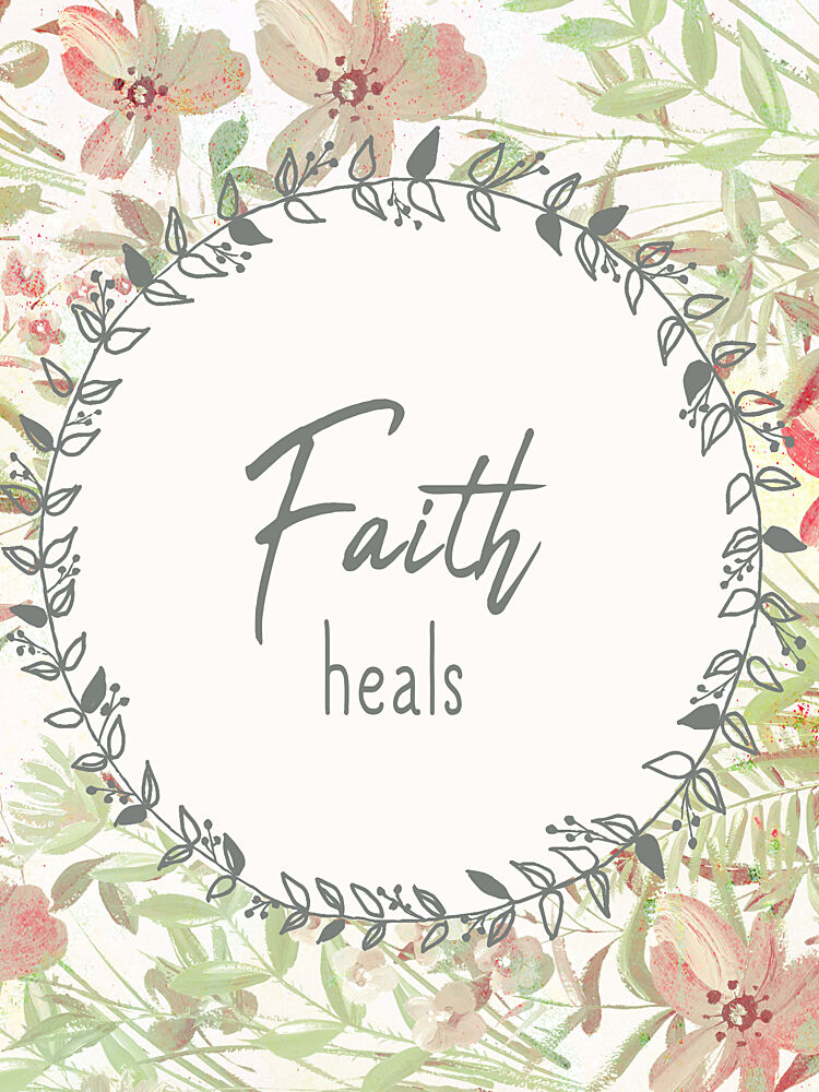 Faith Heals art print by Kimberly Allen for $57.95 CAD
