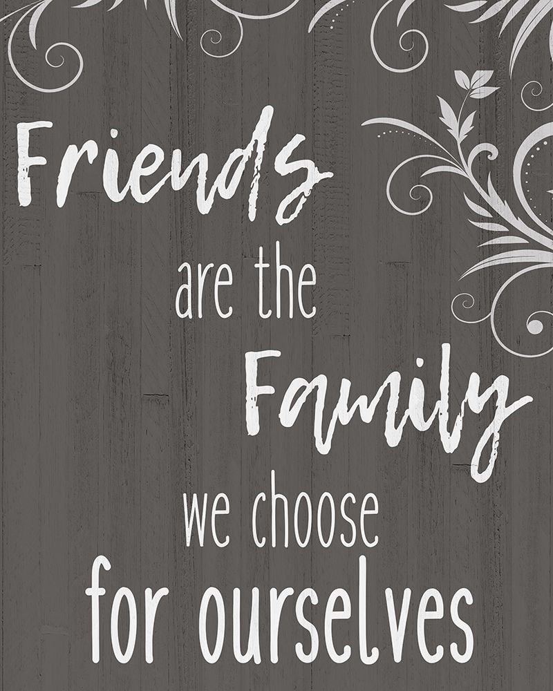 Friends Are The Family art print by Kimberly Allen for $57.95 CAD