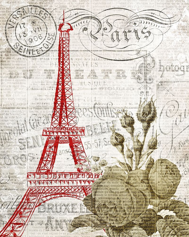 Paris Script Series 1 art print by Kimberly Allen for $57.95 CAD