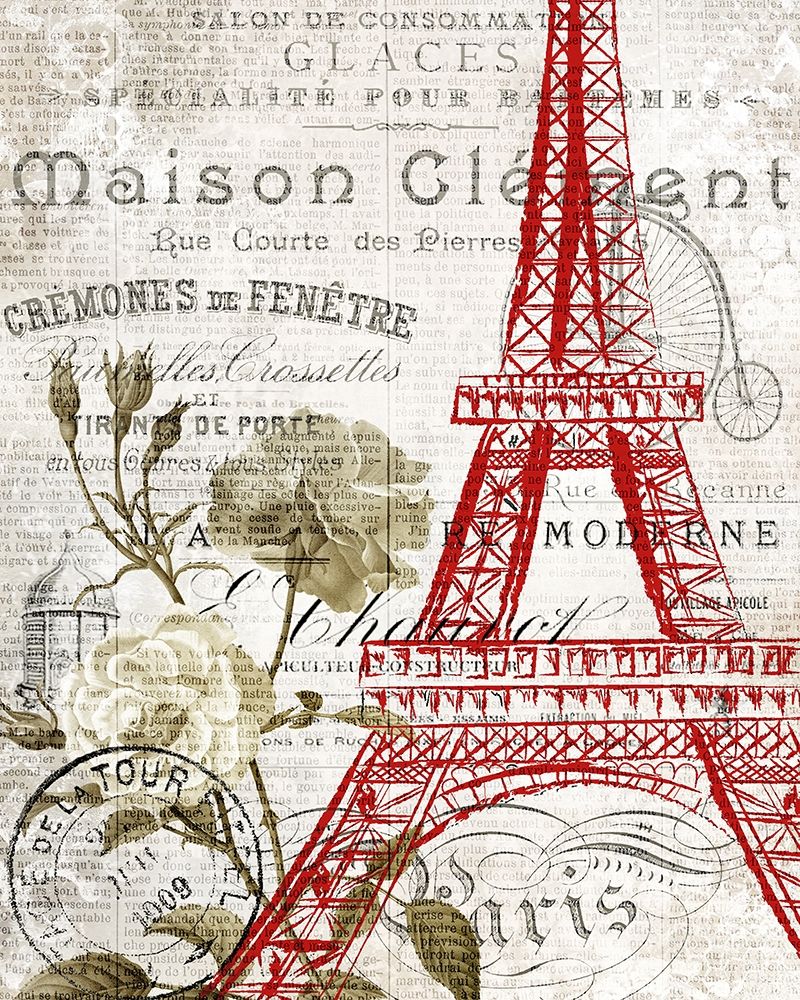 Paris Script Series 2 art print by Kimberly Allen for $57.95 CAD