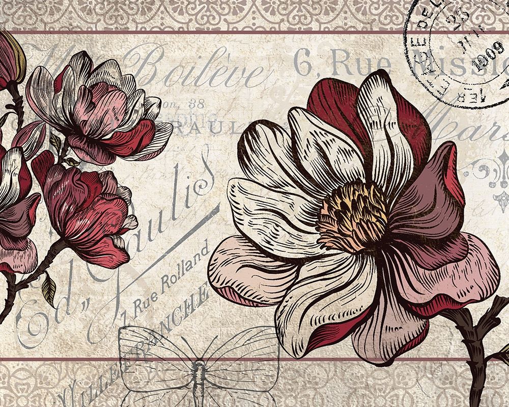 Magnolia Series 1 art print by Kimberly Allen for $57.95 CAD