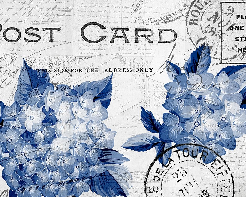 Postcard Hydrangea 3 art print by Kimberly Allen for $57.95 CAD