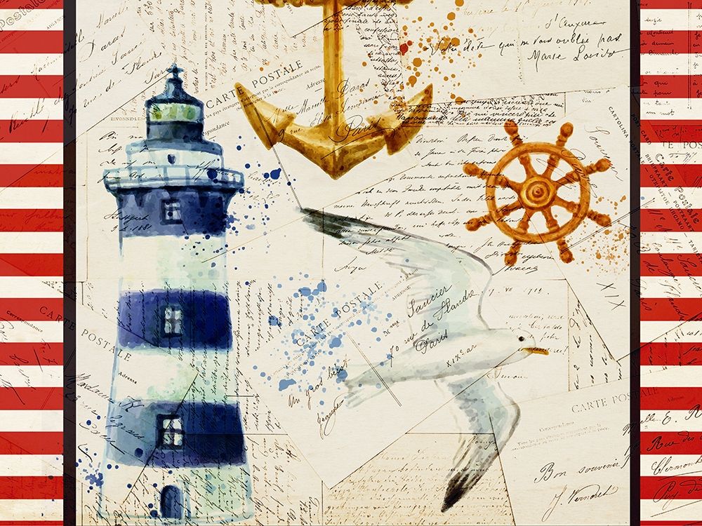 Anchors Away art print by Kimberly Allen for $57.95 CAD