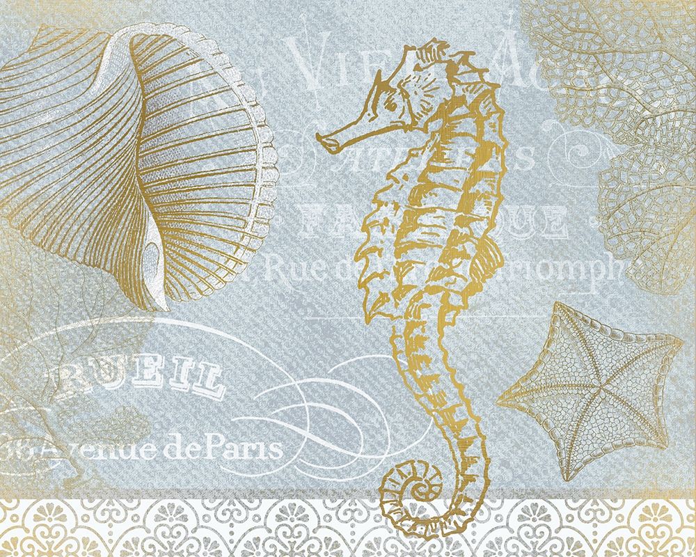 Azure Coastal Calm Series 1 art print by Kimberly Allen for $57.95 CAD