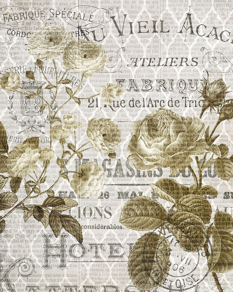 Paris Script Series 5 art print by Kimberly Allen for $57.95 CAD