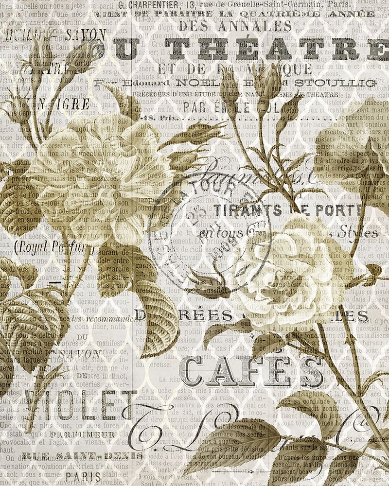 Paris Script Series 6 art print by Kimberly Allen for $57.95 CAD