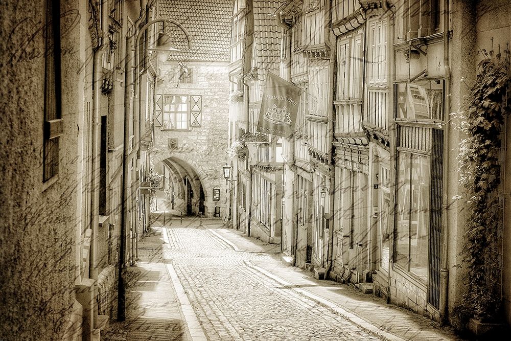 Cobblestone Streets art print by Kimberly Allen for $57.95 CAD