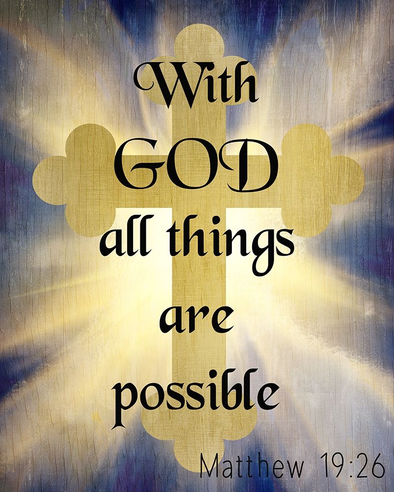 With God v2 art print by Kimberly Allen for $57.95 CAD
