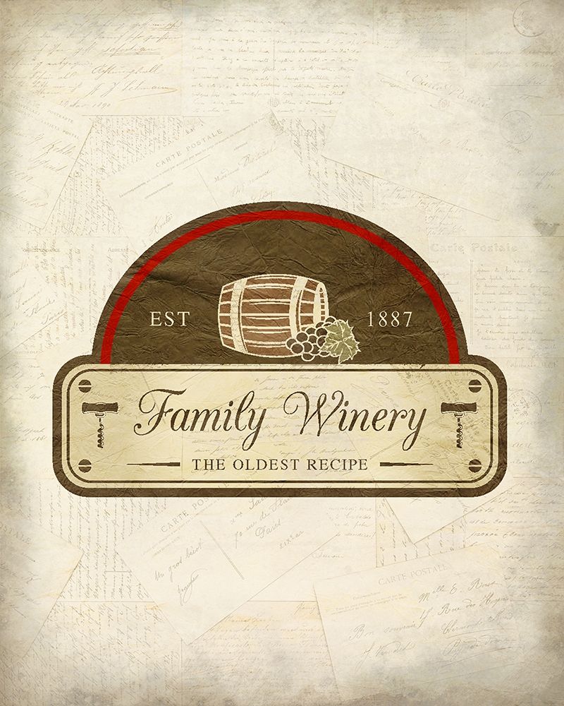 Wine House 2 art print by Kimberly Allen for $57.95 CAD