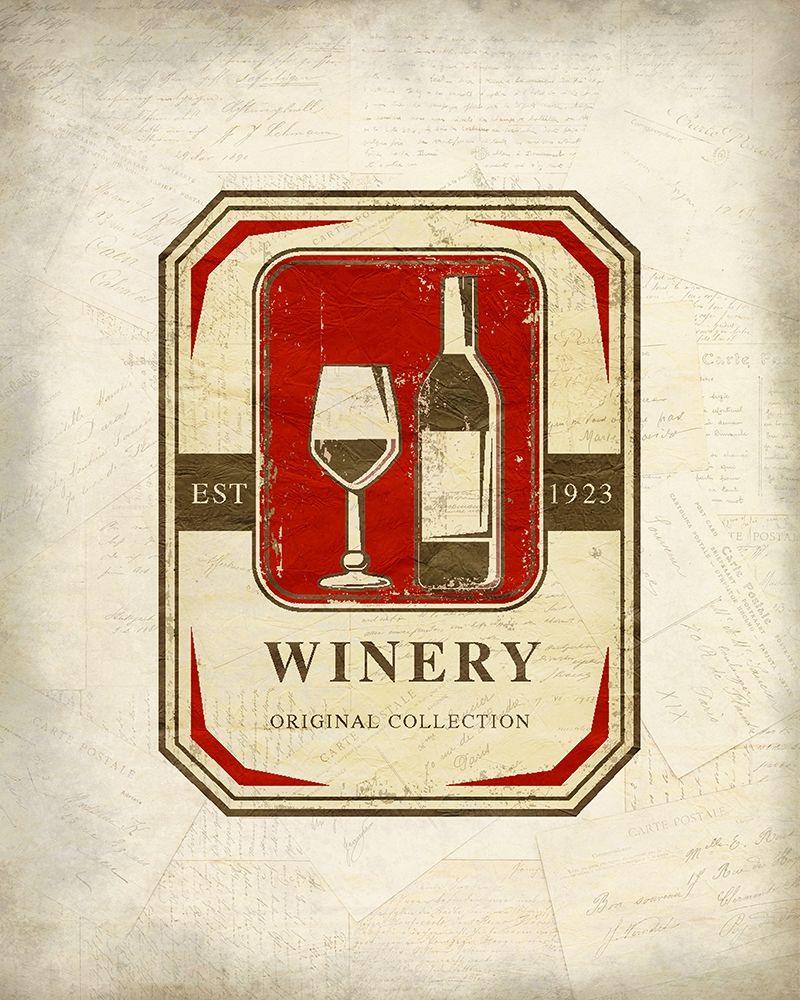 Wine House 3 art print by Kimberly Allen for $57.95 CAD