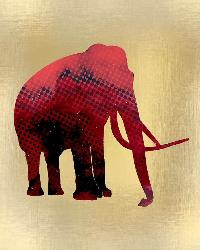 Red on Gold 1 art print by Kimberly Allen for $57.95 CAD