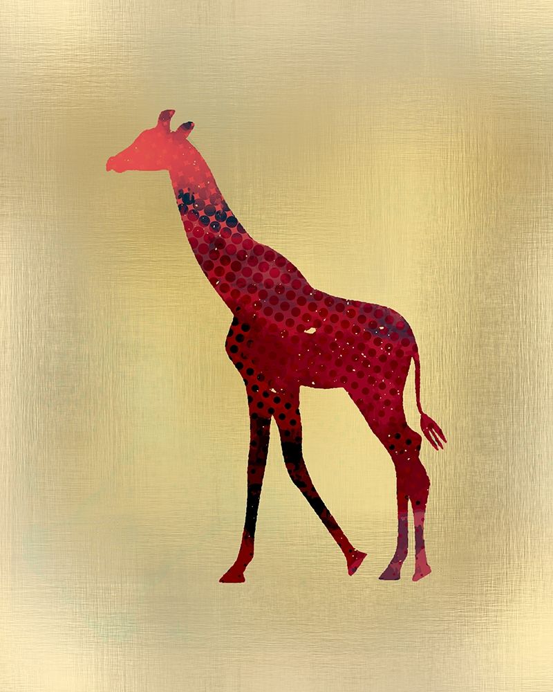 Red on Gold 2 art print by Kimberly Allen for $57.95 CAD